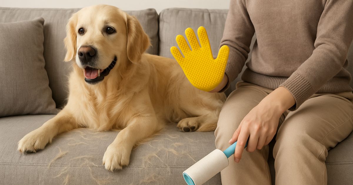 Få hundehår af sofaen